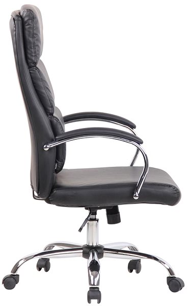 Office Armchair BHM Germany Bradford, Synthetic Leather, Black ...