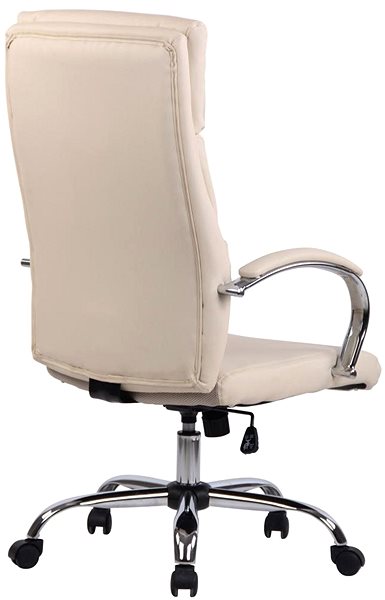 Office Armchair BHM Germany Bradford, Synthetic Leather, Cream Back page