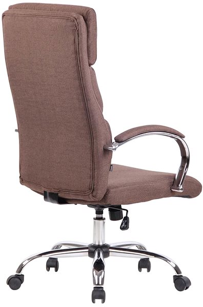 Office Armchair BHM Germany Bradford, Textile, Brown Back page