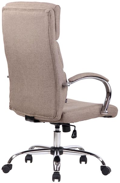 Office Armchair BHM Germany Bradford, Textile, Taupe Back page