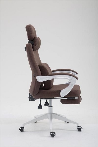 Office Armchair BHM Germany Byron, Brown Lateral view
