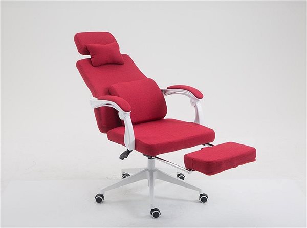 Irodai fotel BHM GERMANY Byron piros Jellemzők/technológia
