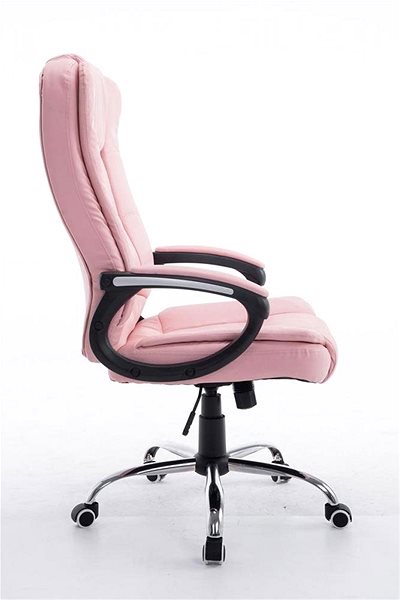 Office Armchair BHM Germany Enno, Pink Lateral view