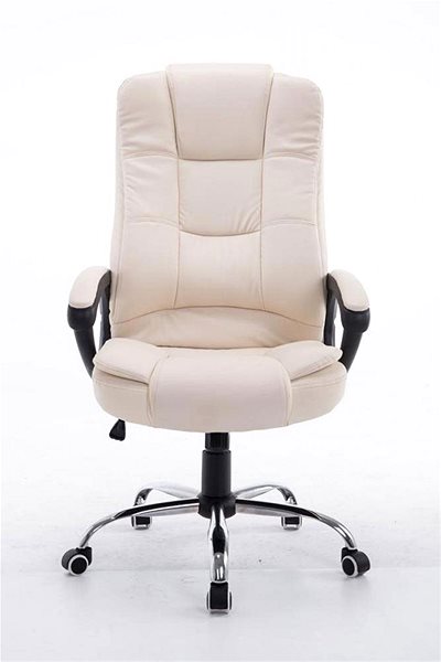 Office Armchair BHM Germany Enno, Cream Screen