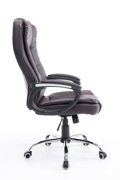 Office Armchair BHM Germany Enno, Brown Lateral view