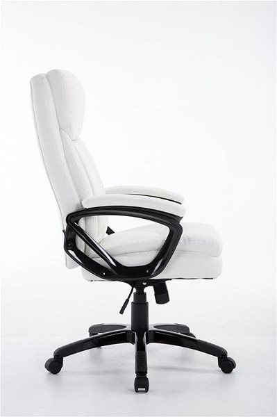Office Armchair BHM Germany Platon, White Lateral view