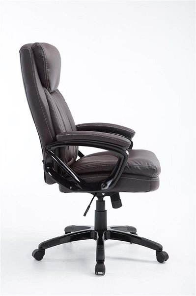 Office Armchair BHM Germany Platon, Brown Lateral view