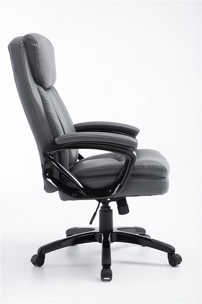 Office Armchair BHM Germany Platon, Grey Lateral view