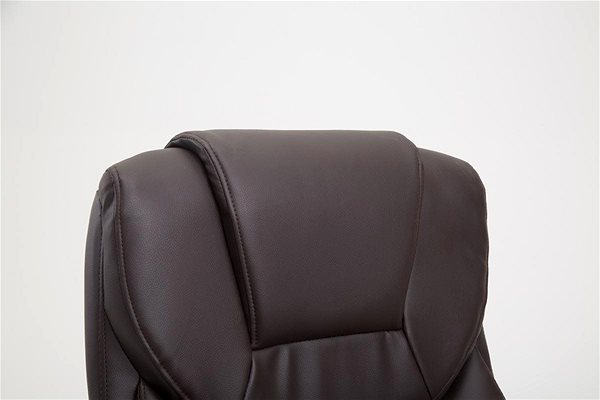 Office Armchair BHM Germany Texas, Synthetic Leather, Brown Features/technology