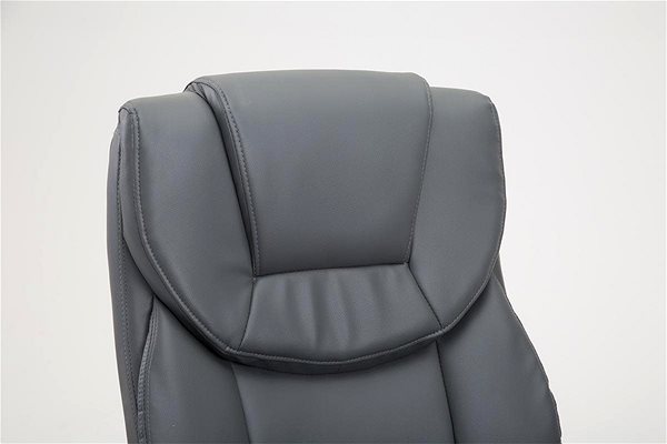 Office Armchair BHM Germany Texas, Synthetic Leather, Grey Features/technology