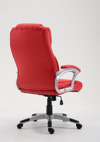 Office Armchair BHM Germany Texas, Synthetic Leather, Red Back page