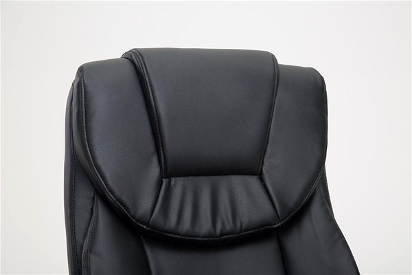 Office Armchair BHM Germany Texas, Synthetic Leather, Black Features/technology