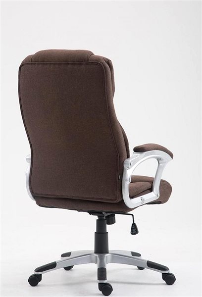 Office Armchair BHM Germany Texas, Textile, Brown Back page
