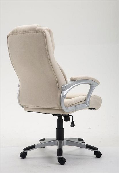 Office Armchair BHM Germany Texas, Textile, Cream Back page