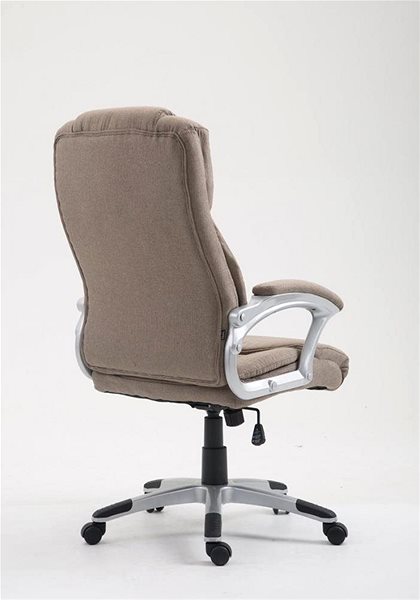 Office Armchair BHM Germany Texas, Textile, Taupe Back page