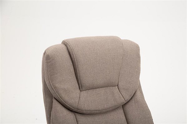 Office Armchair BHM Germany Texas, Textile, Taupe Features/technology