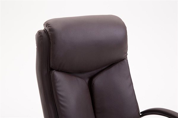 Office Armchair BHM Germany Vaud, Synthetic Leather, Brown Features/technology