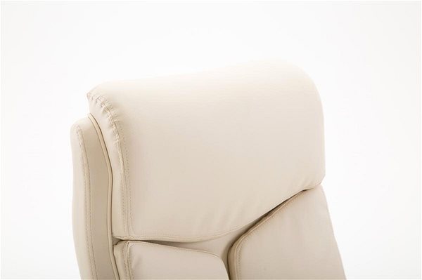 Office Armchair BHM Germany Vaud, Synthetic Leather, Cream Features/technology