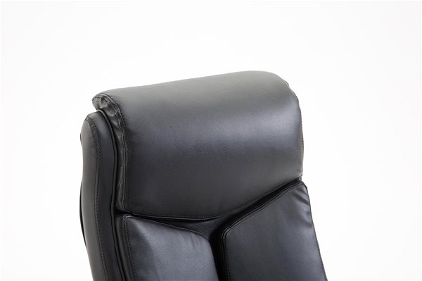 Office Armchair BHM Germany Vaud, Synthetic Leather, Black Features/technology