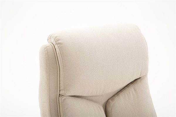 Irodai fotel BHM GERMANY Vaud, textil, krémszínű Jellemzők/technológia