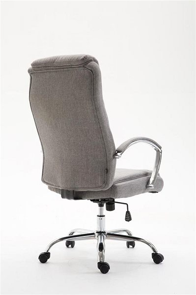 Irodai fotel BHM GERMANY Vaud, textil, szürke Hátoldal