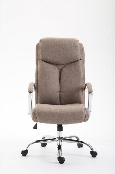 Office Armchair BHM Germany Vaud, Textile, Taupe Screen