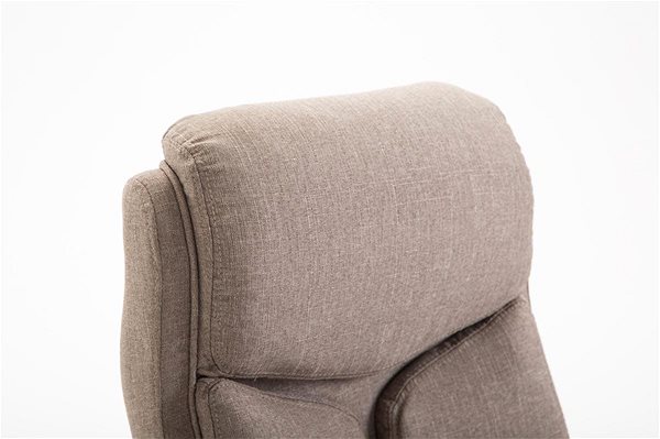 Office Armchair BHM Germany Vaud, Textile, Taupe Features/technology
