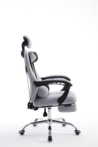 Office Armchair BHM Germany Alexa, Grey Lateral view