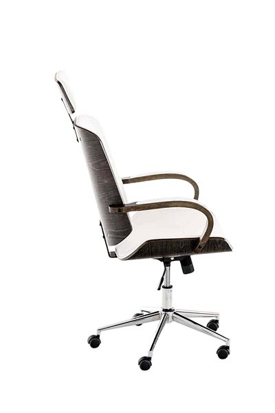 Office Armchair BHM Germany Dayton, White Lateral view