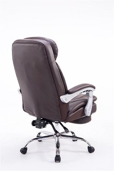 Office Armchair BHM Germany Troy, Synthetic Leather, Brown Back page