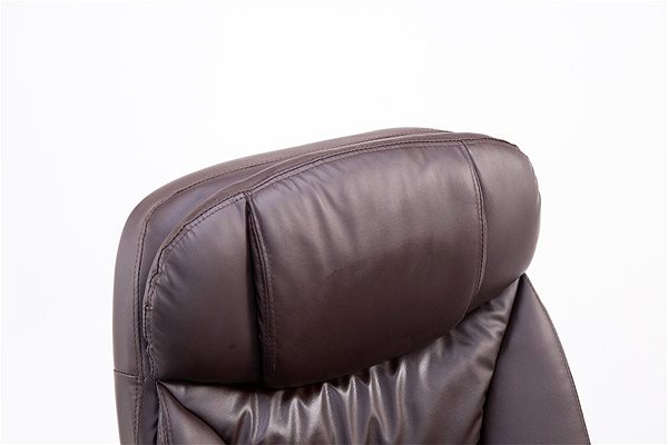 Office Armchair BHM Germany Troy, Synthetic Leather, Brown Features/technology