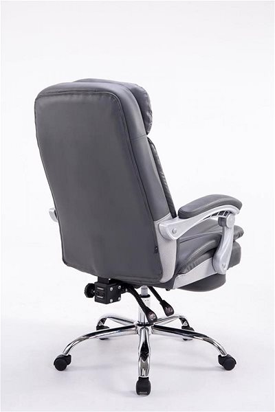 Office Armchair BHM Germany Troy, Synthetic Leather Grey Back page