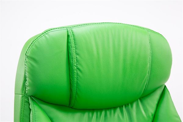 Office Armchair BHM Germany Troy, Synthetic Leather, Green Features/technology