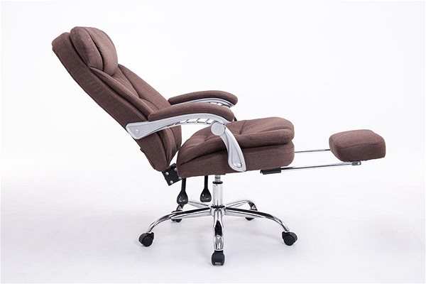 Office Armchair BHM Germany Troy, Textile, Brown Features/technology