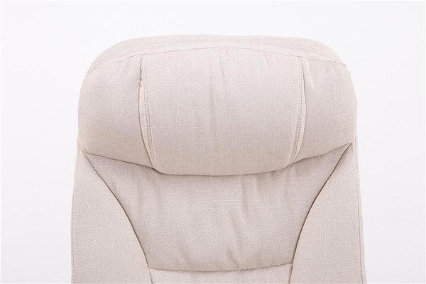 Office Armchair BHM Germany Troy, Textile, Cream Features/technology