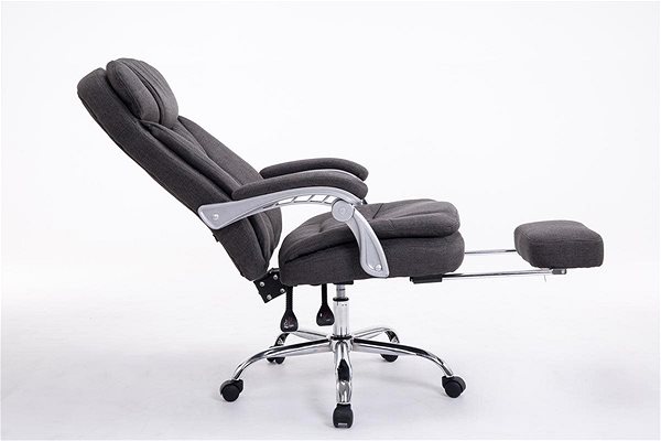 Office Armchair BHM Germany Troy, Textile, Dark Grey Features/technology