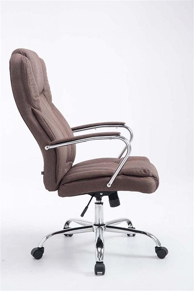Office Armchair BHM Germany Xanthos, Brown Lateral view