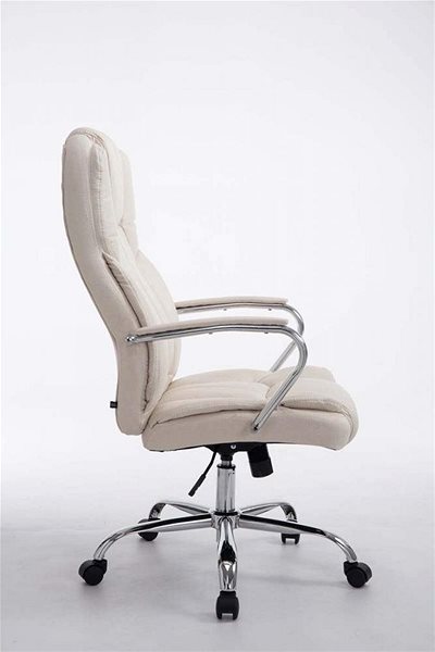 Office Armchair BHM Germany Xanthos, Cream Lateral view
