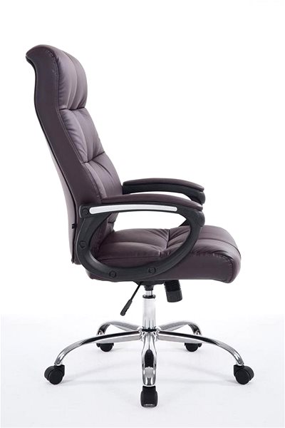 Office Armchair BHM Germany Poseidon, Brown Lateral view