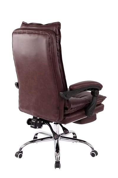 Office Armchair BHM Germany Power, Synthetic Leather, Burgundy Back page