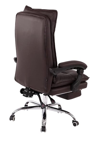 Office Armchair BHM Germany Power, Synthetic Leather, Brown Back page
