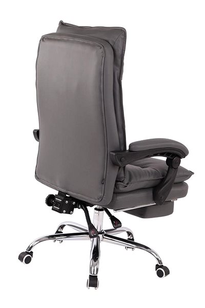 Office Armchair BHM Germany Power, Synthetic Leather, Grey Back page