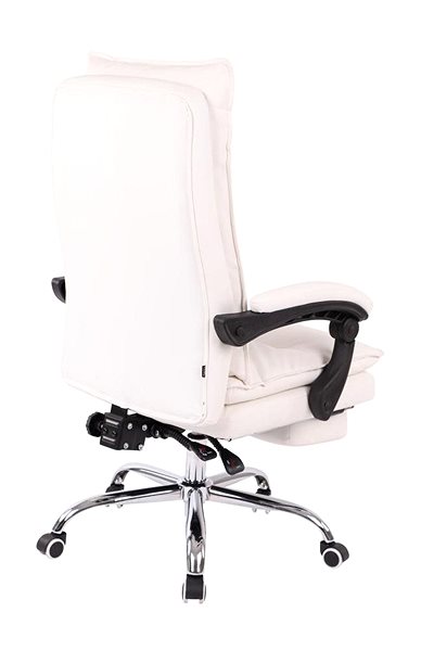 Office Armchair BHM Germany Power, Synthetic Leather, White Back page