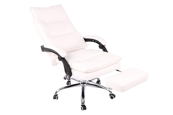 Office Armchair BHM Germany Power, Synthetic Leather, White Features/technology