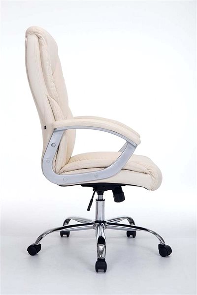 Office Armchair BHM Germany Rodeo, Cream Lateral view
