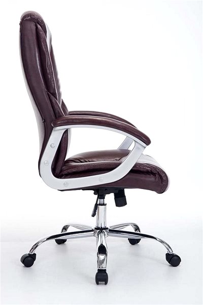 Office Armchair BHM Germany Rodeo, Red-brown Lateral view