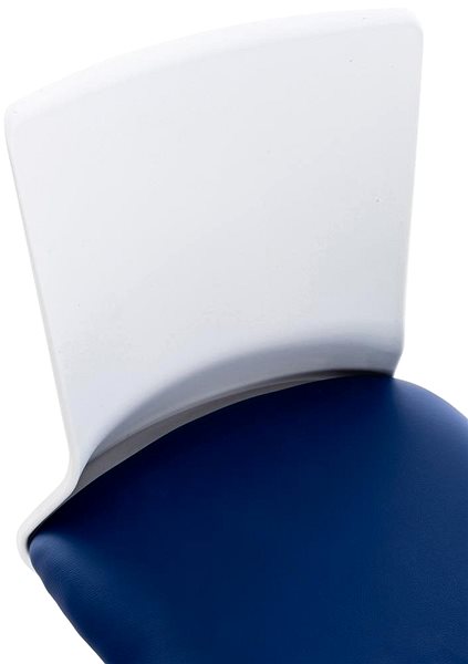 Kancelárska stolička BHM Germany Apolda, syntetická koža, modrá Vlastnosti/technológia