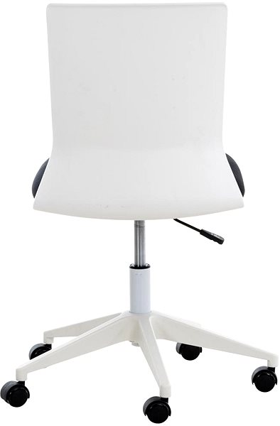 Irodaszék BHM GERMANY Apolda, textil, fekete Hátoldal