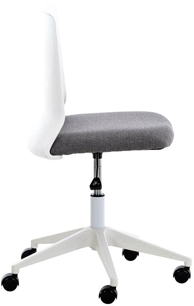 Office Chair BHM Germany Apolda, Textile, Grey Lateral view