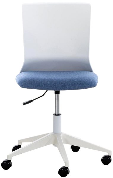 Kancelárska stolička BHM Germany Apolda, textil, modrá Screen